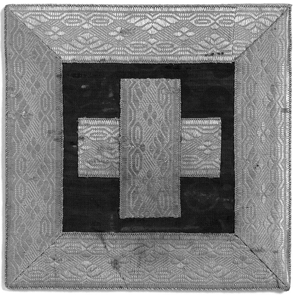 borsa del corporale, elemento d'insieme - manifattura italiana (sec. XVIII)