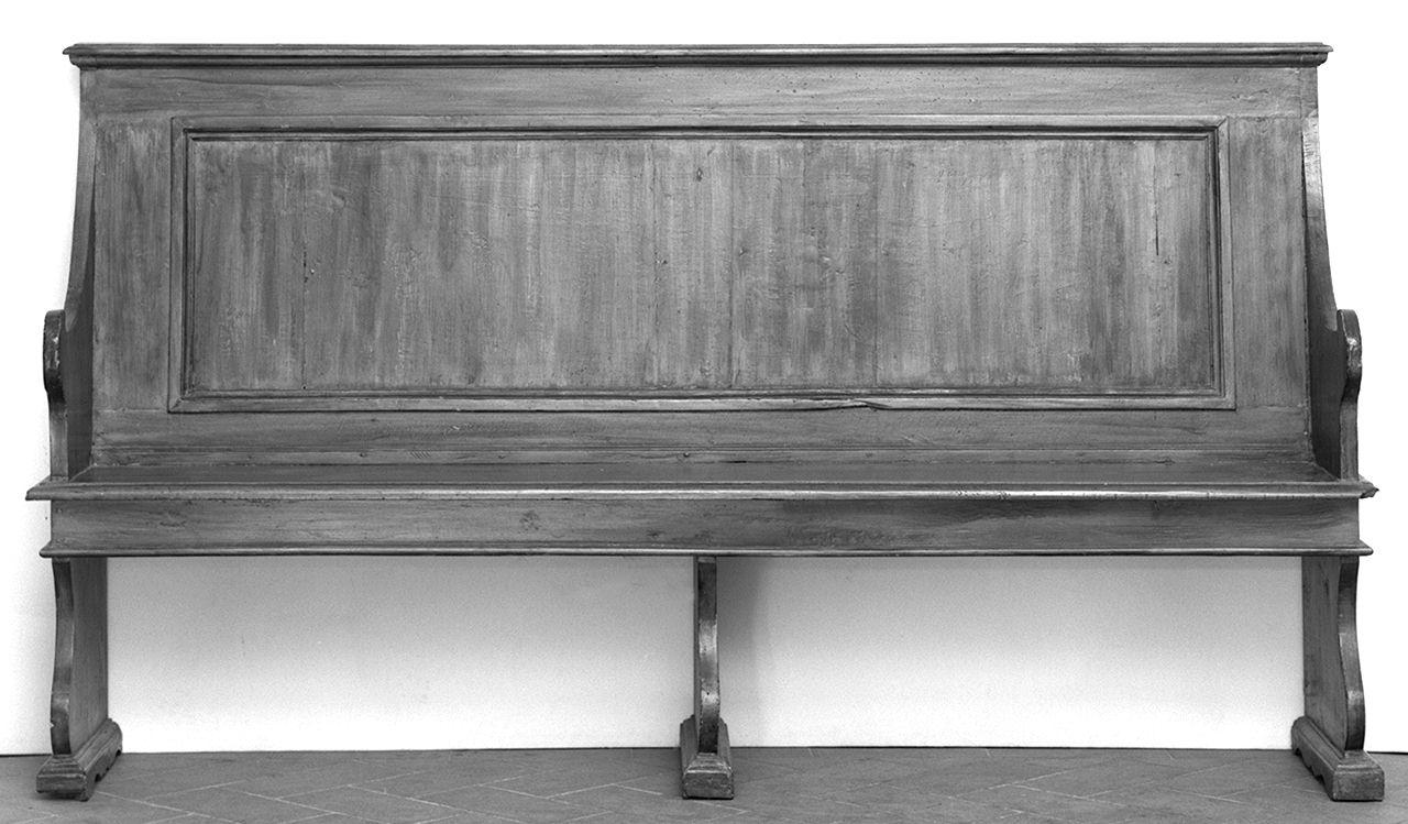 panca - produzione italiana (prima metà sec. XIX)