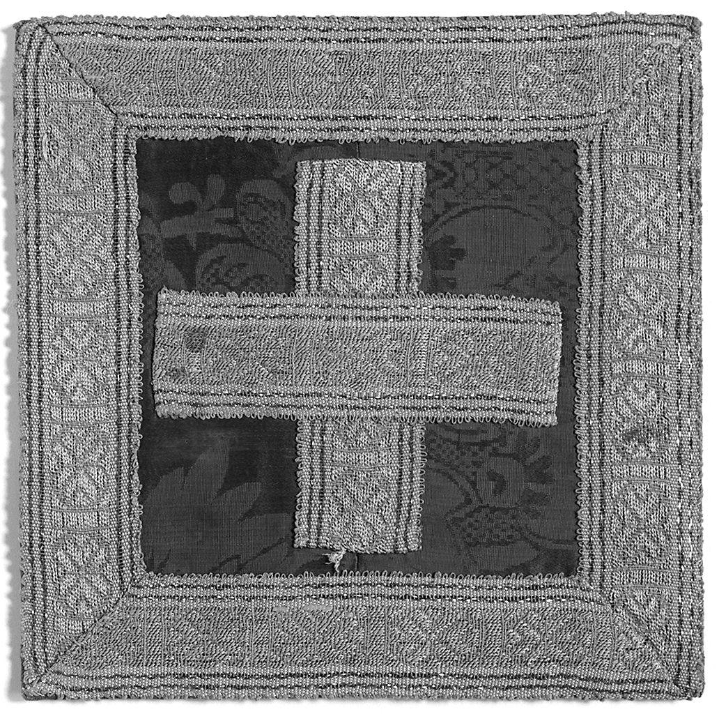 borsa del corporale, elemento d'insieme - manifattura italiana (sec. XVIII)