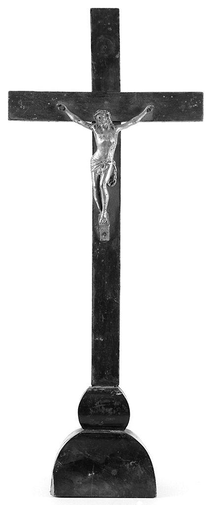 Cristo crocifisso (croce d'altare) - produzione italiana (prima metà sec. XX)