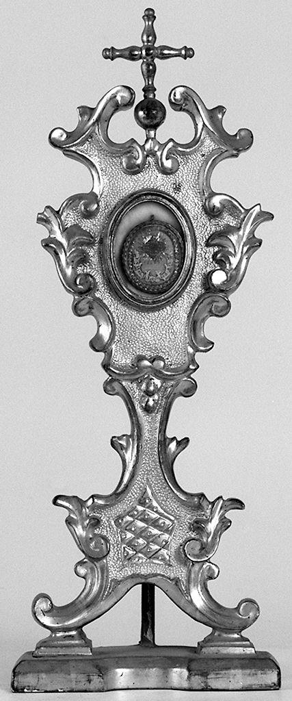 reliquiario - a ostensorio - produzione toscana (prima metà sec. XIX)