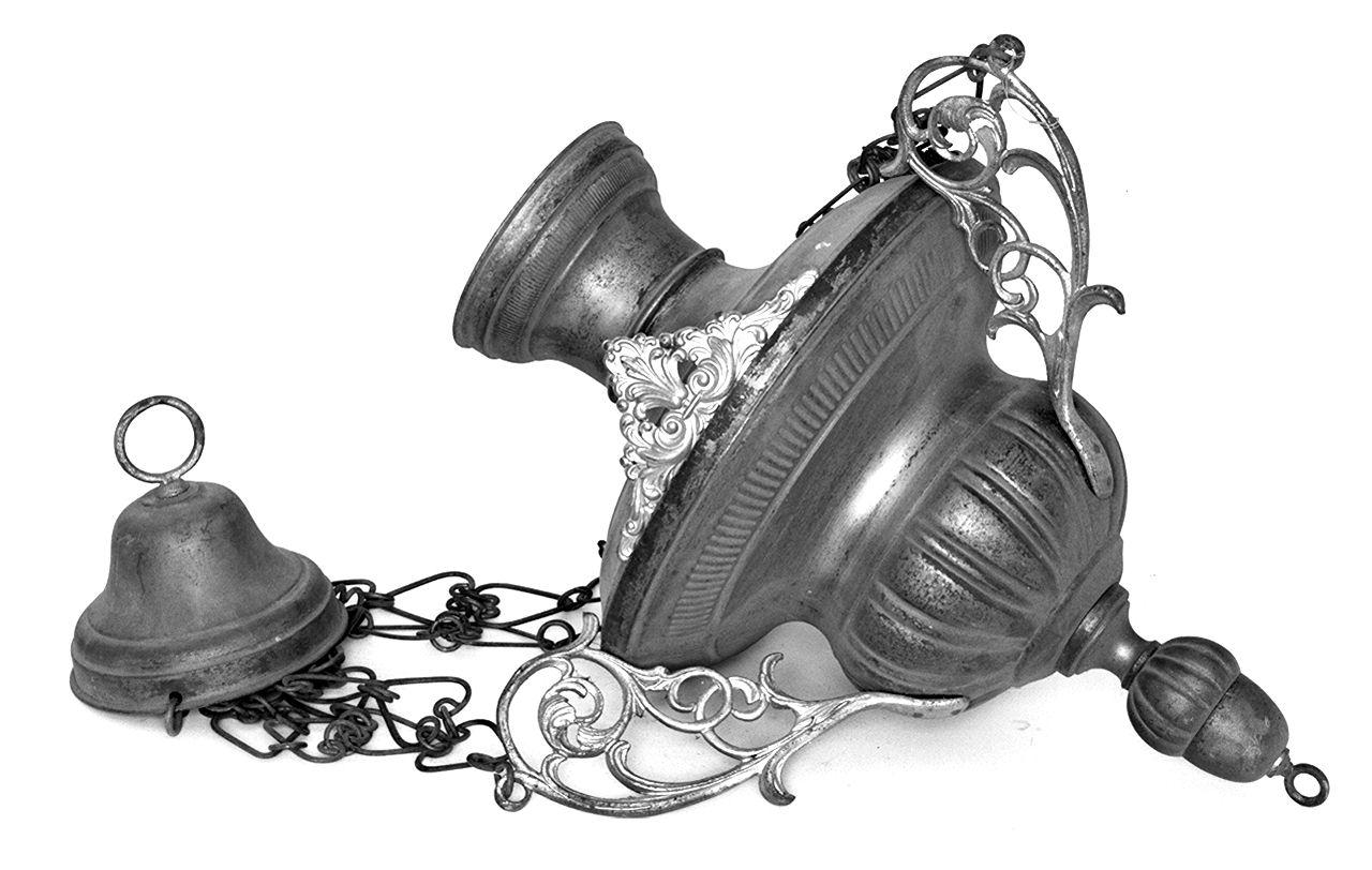 lampada pensile - bottega toscana (seconda metà sec. XIX)