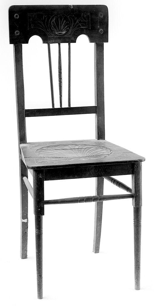 sedia - produzione italiana (prima metà sec. XIX)