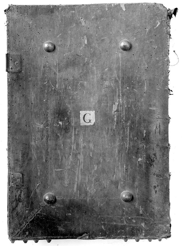 coperta di libro liturgico - manifattura toscana (seconda metà sec. XIX)