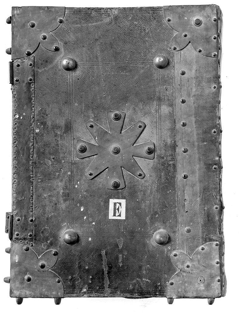 coperta di libro liturgico - manifattura toscana (ultimo quarto sec. XIX)