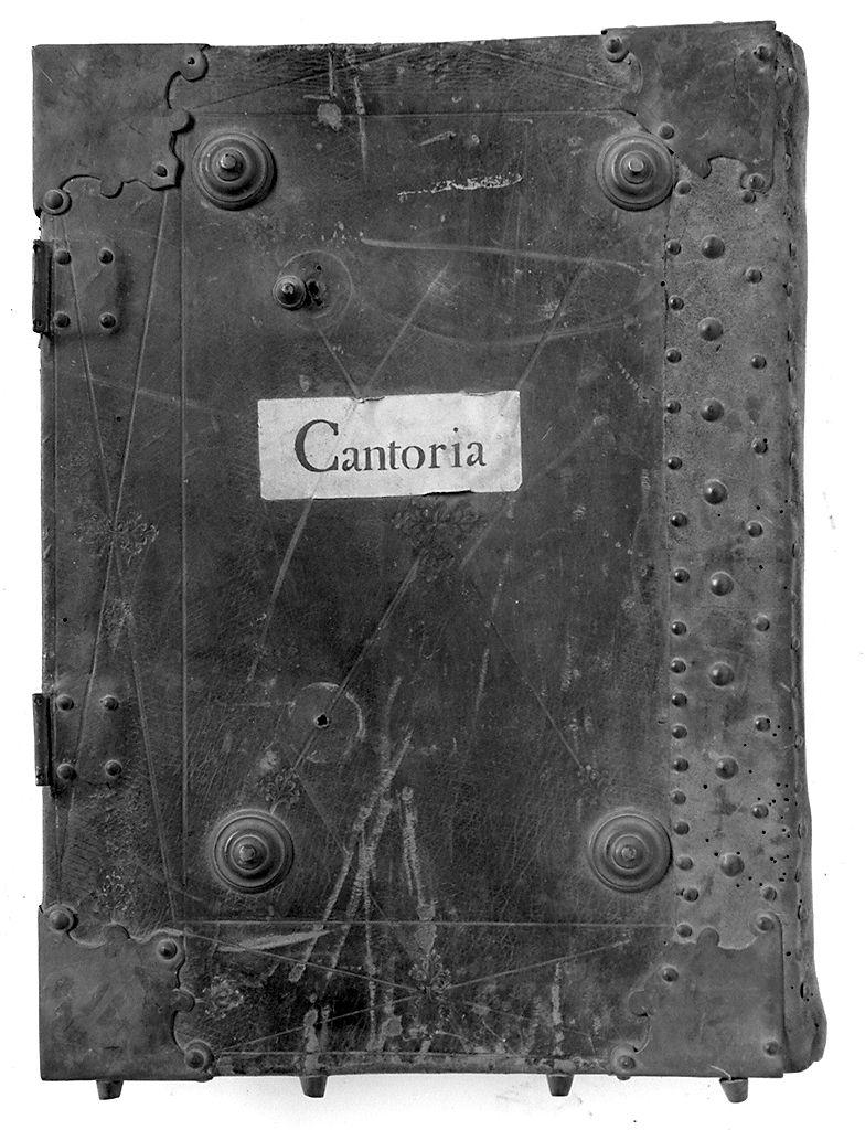 coperta di libro liturgico - manifattura toscana (seconda metà sec. XIX)