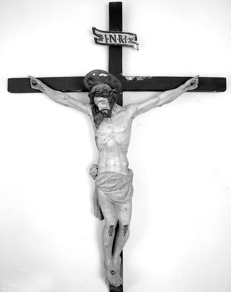 Cristo crocifisso (crocifisso) - ambito italiano (seconda metà sec. XIX)
