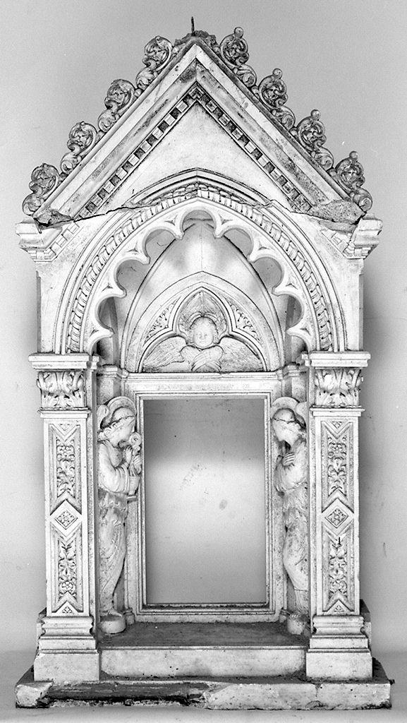 tabernacolo - a frontale architettonico - bottega toscana (seconda metà sec. XIX)
