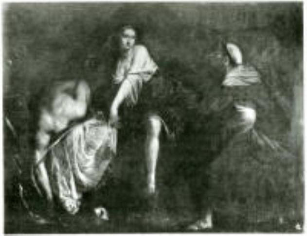 Giuditta decapita Oloferne (dipinto) di Furini Francesco (sec. XVII)