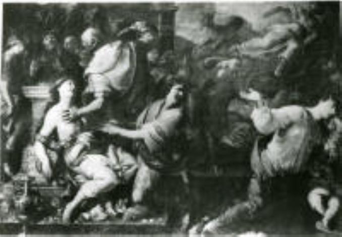 sacrificio di Ifigenia (dipinto) di Mei Bernardino (sec. XVII)