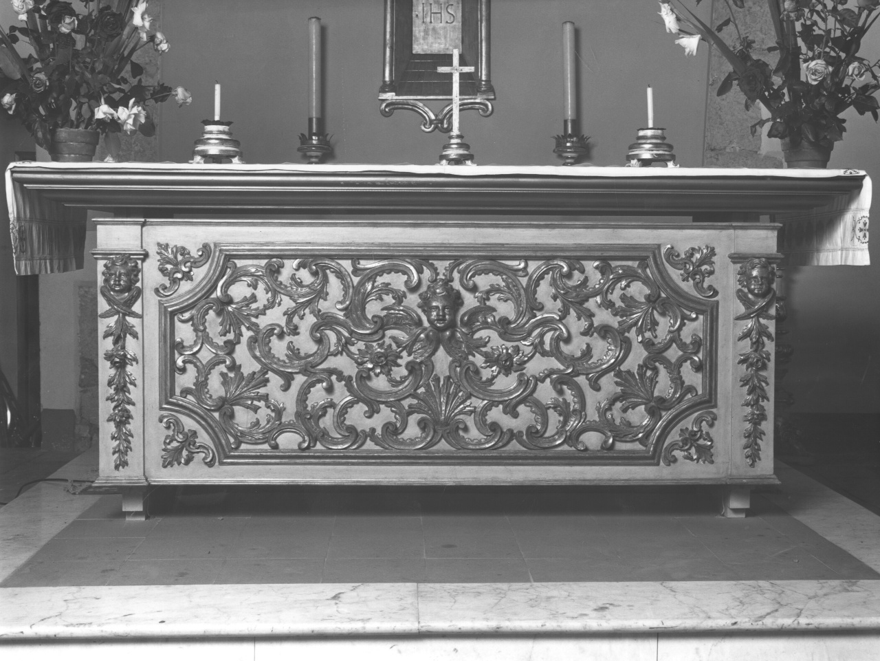 paliotto - bottega toscana (seconda metà sec. XVIII)