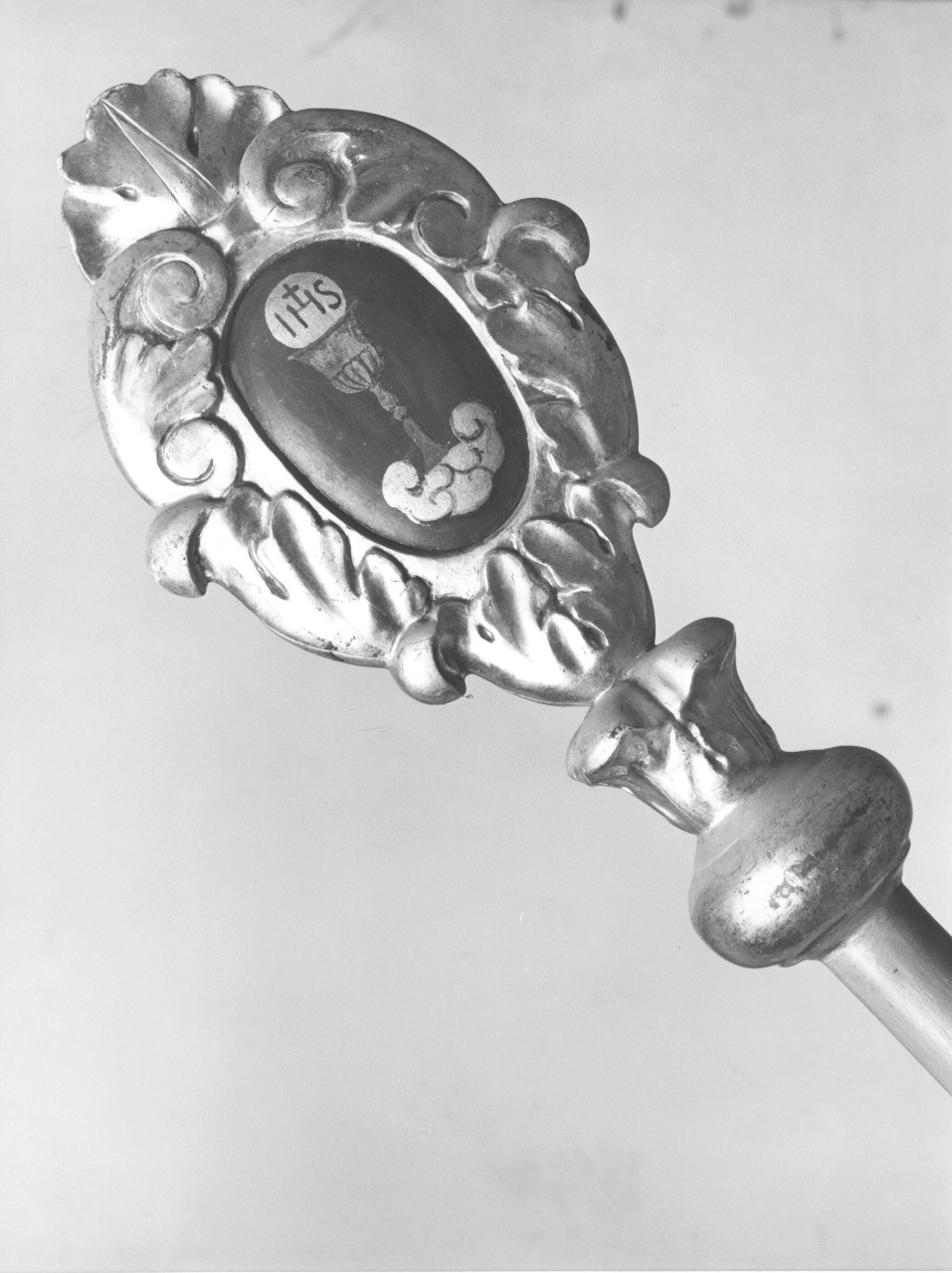 mazza processionale, coppia - bottega toscana (sec. XIX)