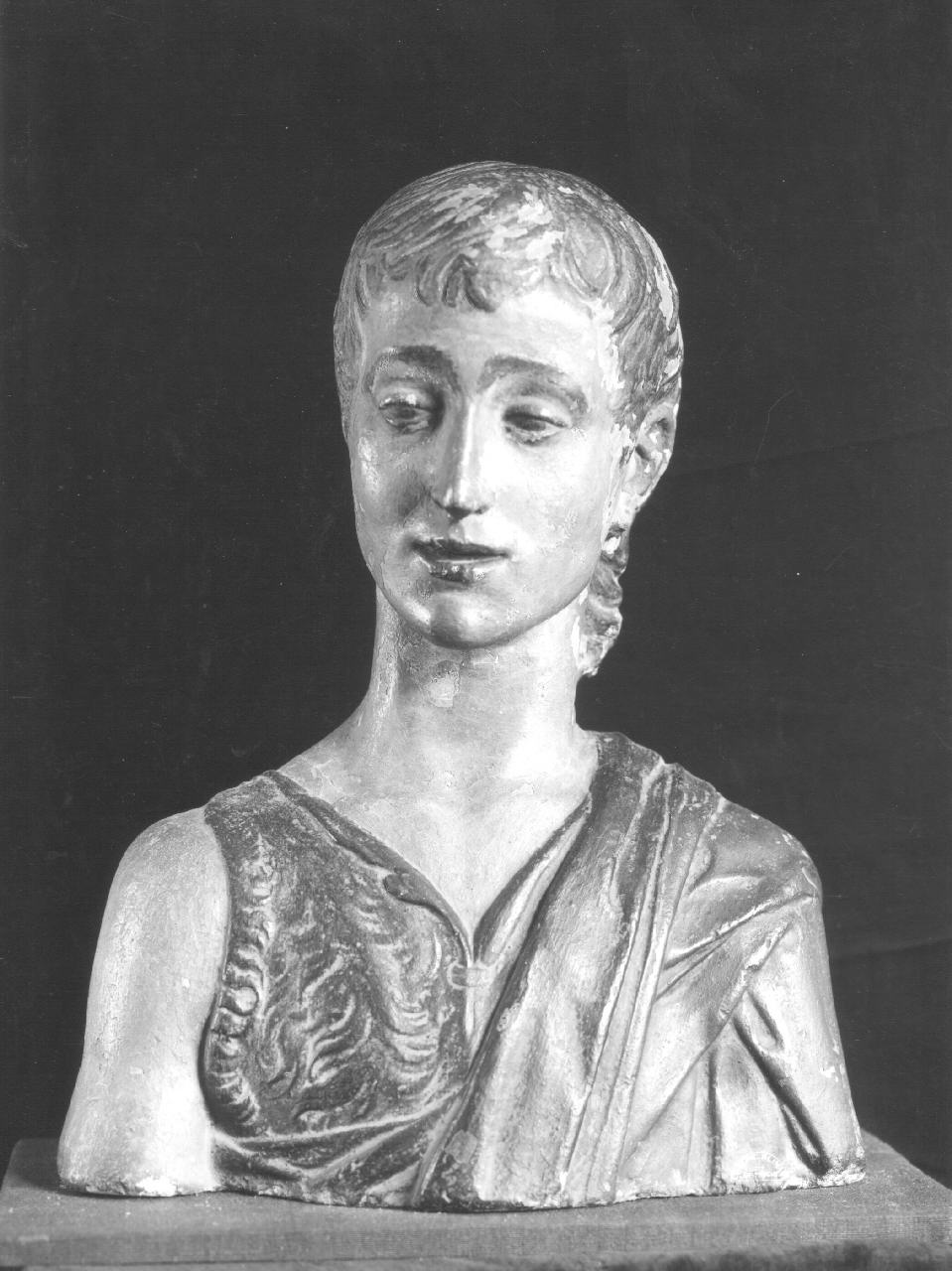 San Giovanni Battista (busto) di Rossellino Antonio (scuola) (ultimo quarto sec. XV)