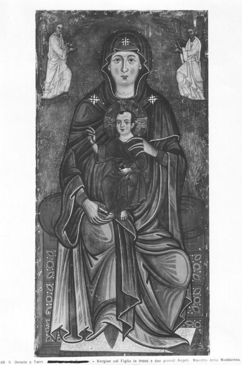 Madonna con Bambino e angeli (dipinto) - ambito fiorentino (sec. XIII)