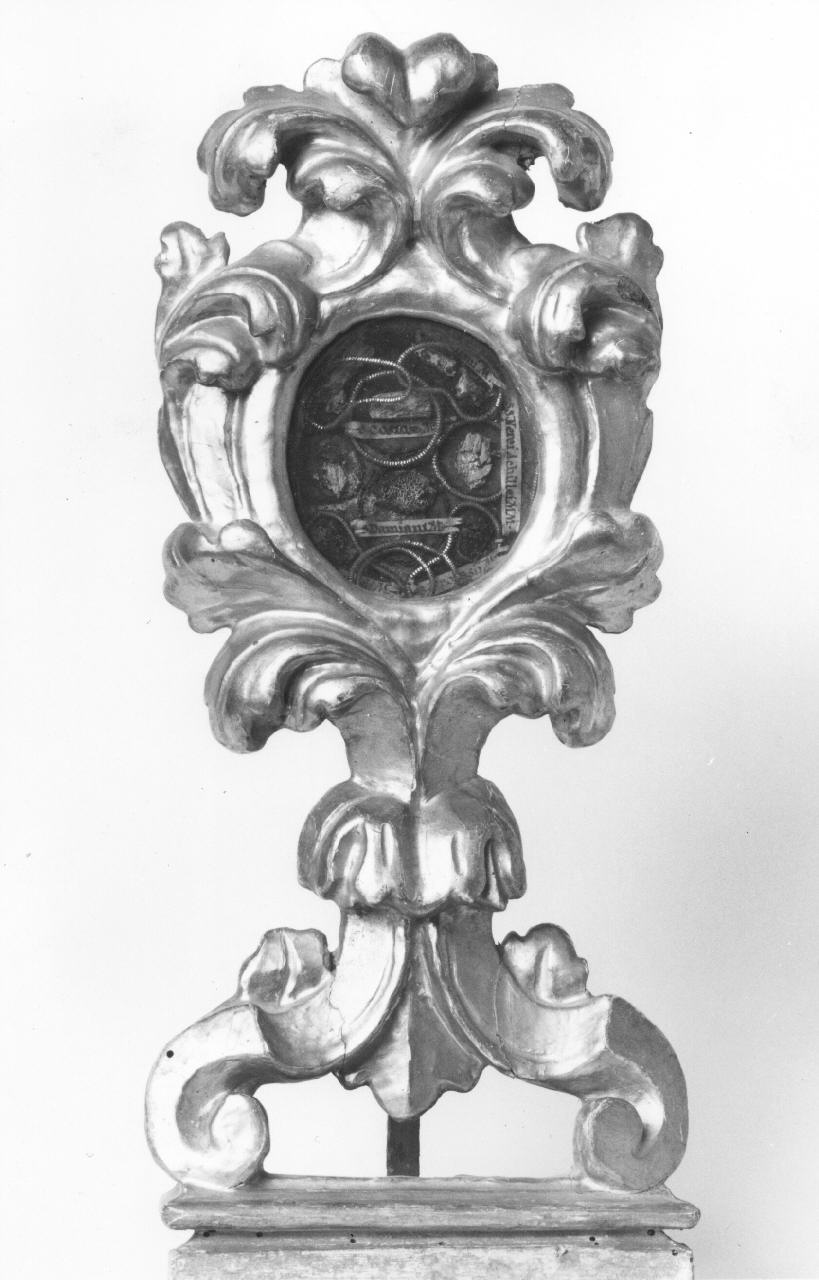 reliquiario-ostensorio, coppia - manifattura toscana (sec. XVIII)