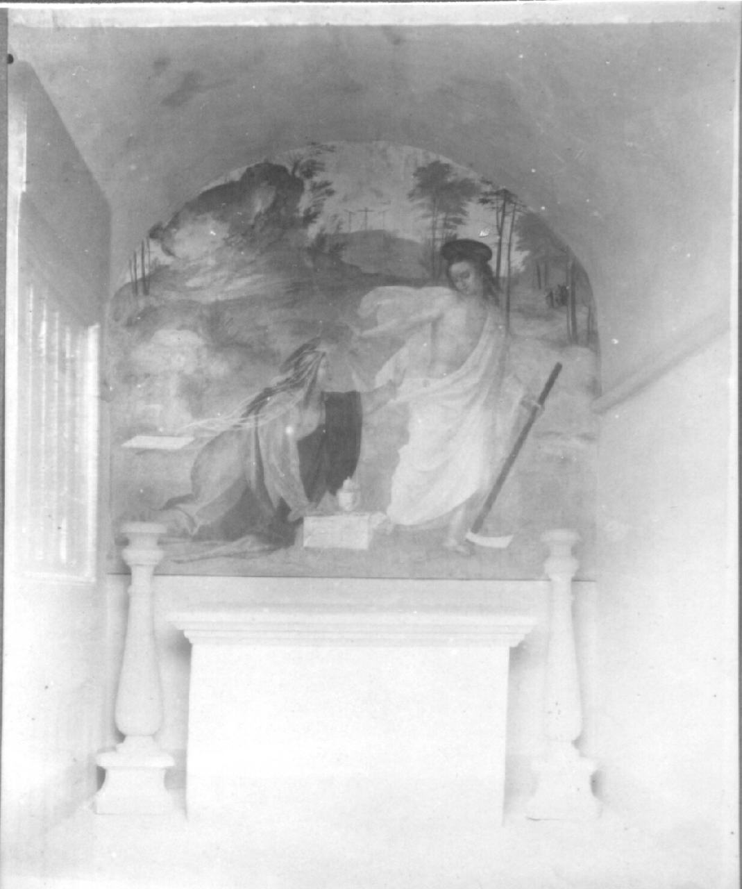 apparizione di Cristo risorto a Santa Maria Maddalena (dipinto) di Della Porta Bartolomeo detto Fra' Bartolomeo (sec. XVI)