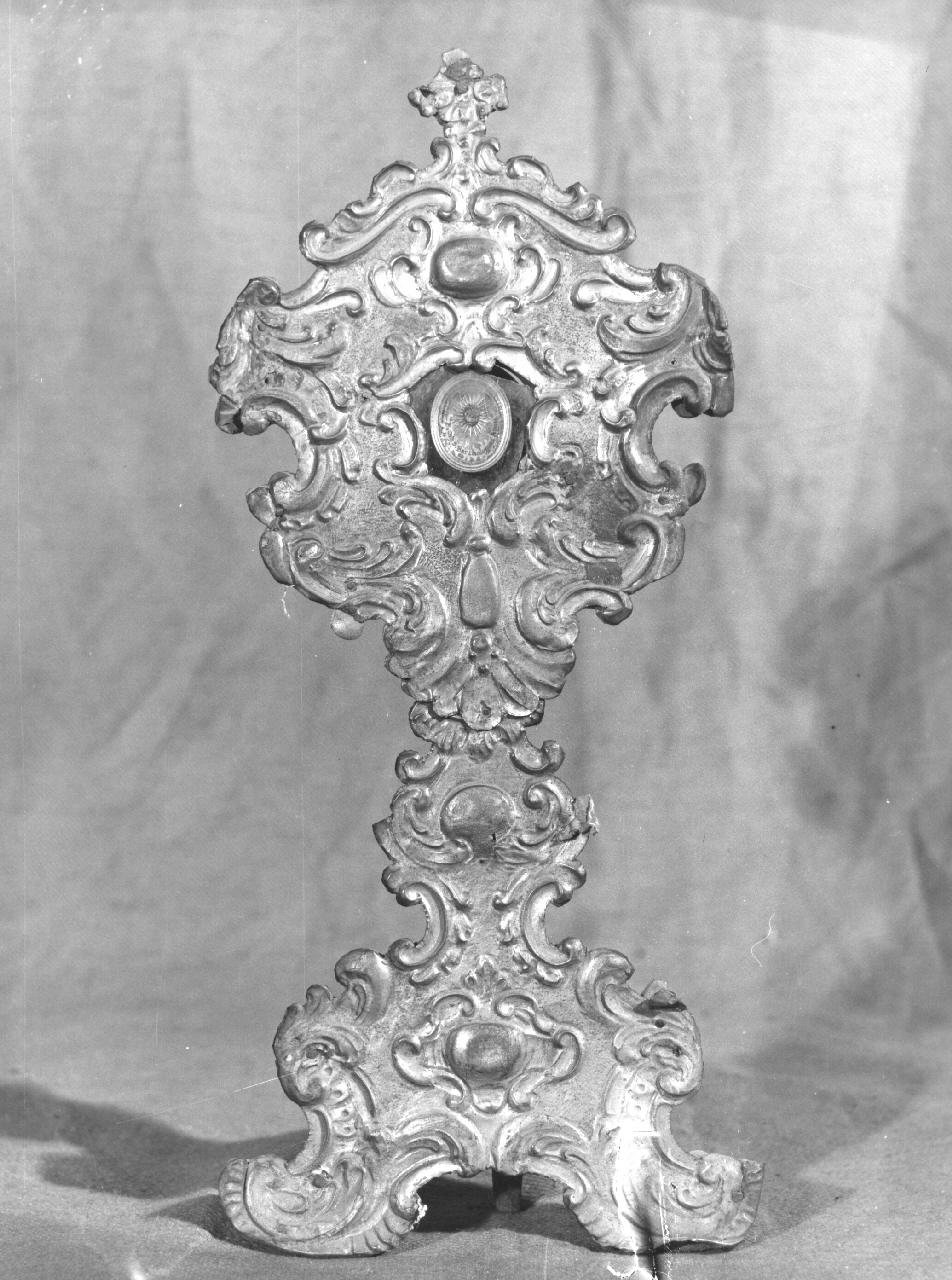 reliquiario - a ostensorio - bottega toscana (sec. XVIII)