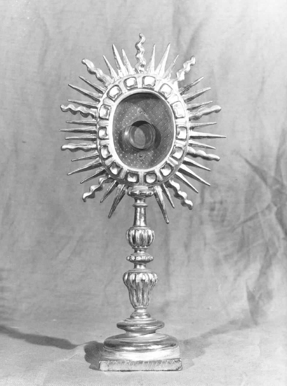 reliquiario - a ostensorio - bottega toscana (sec. XIX)