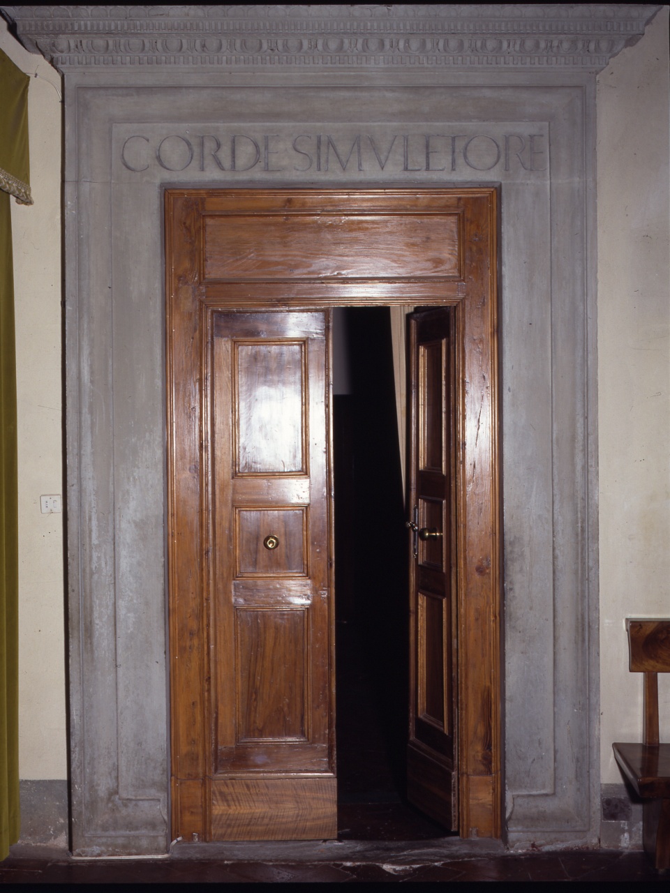 mostra di porta - bottega toscana (seconda metà sec. XV)