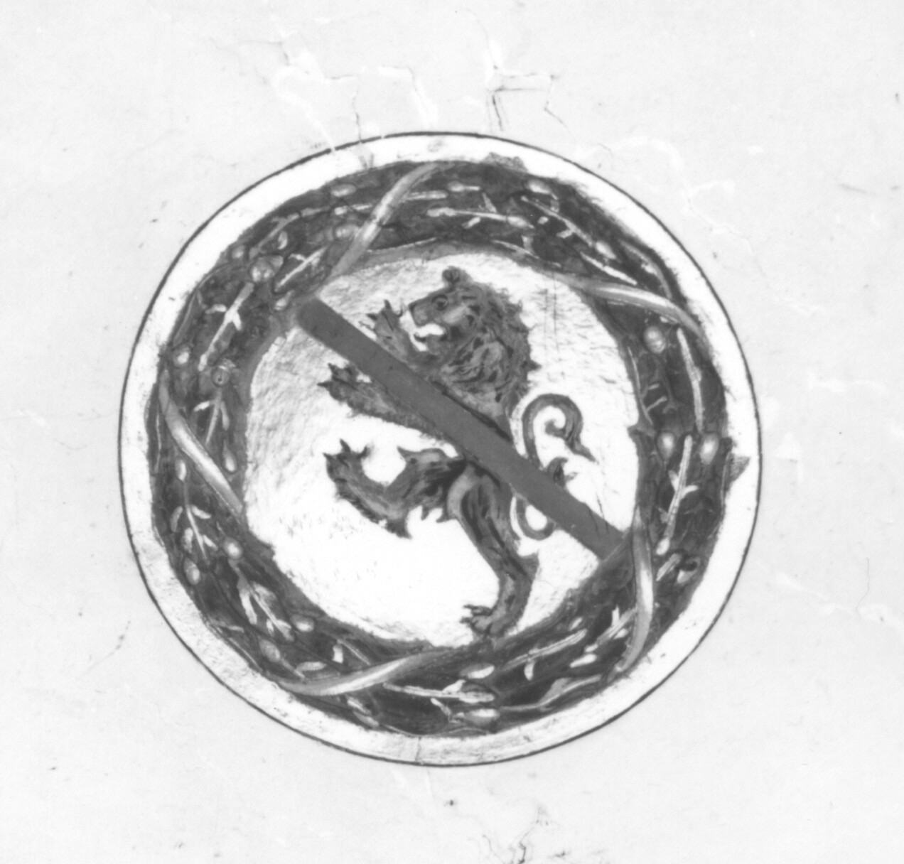 stemma gentilizio della famiglia Tani (rilievo) - bottega toscana (sec. XV)