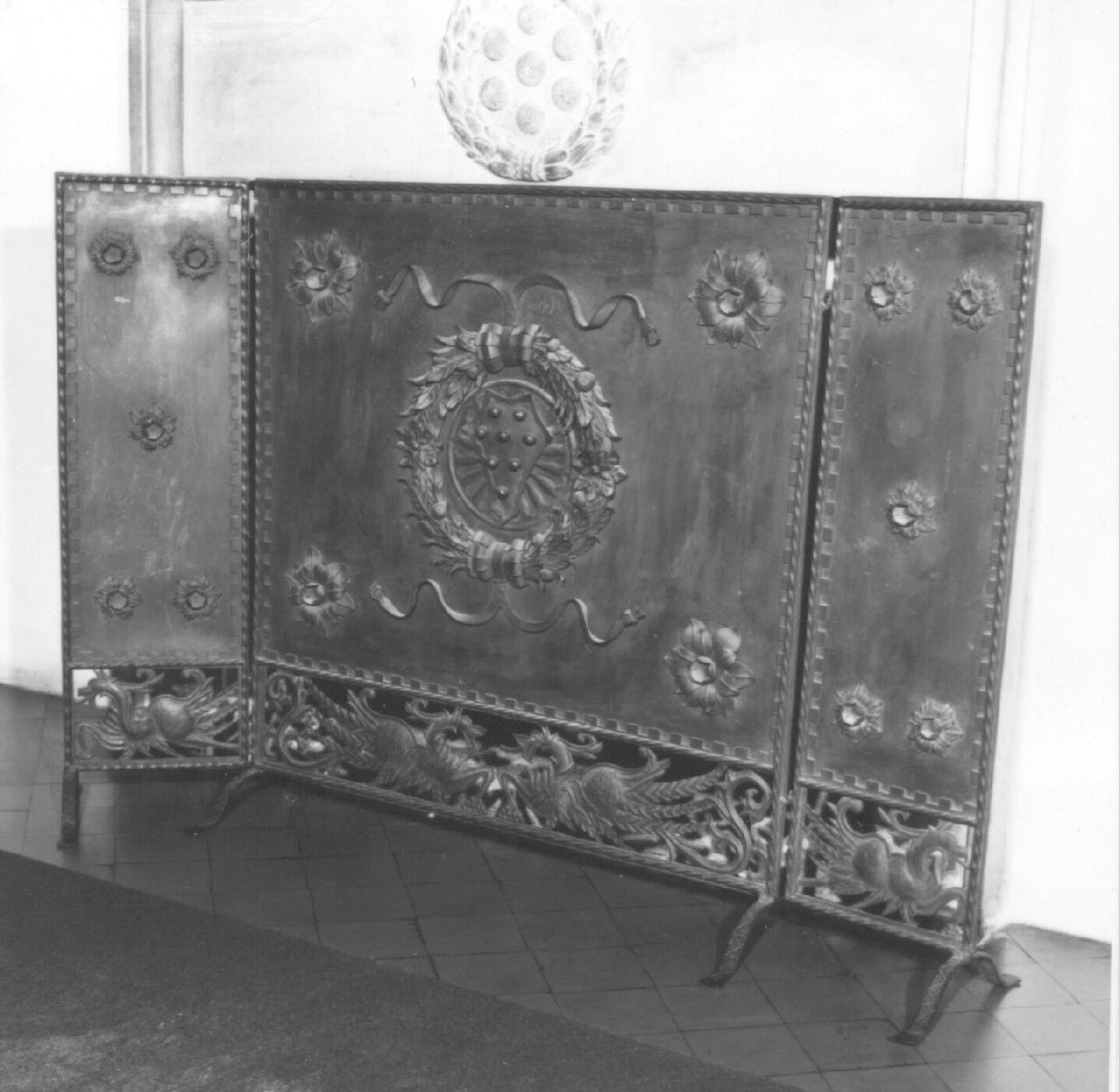 parafuoco - bottega toscana (fine/inizio secc. XIX/ XX)