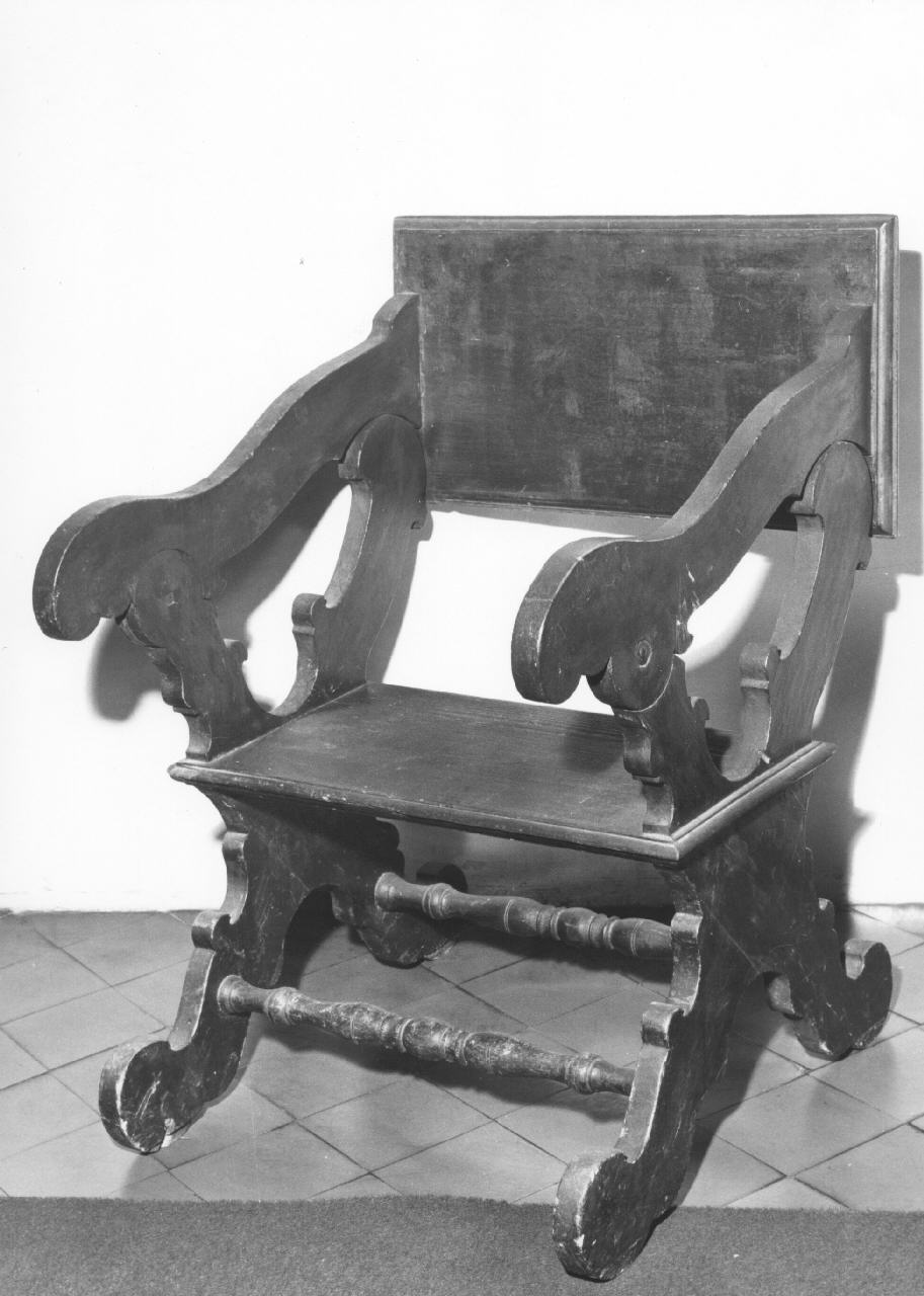 sedia-inginocchiatoio - bottega umbro-toscana (metà sec. XVII)