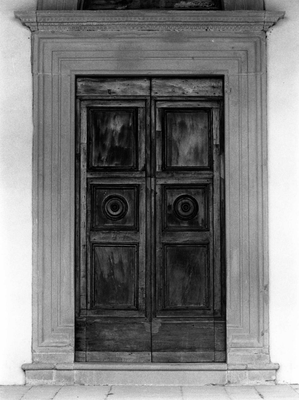 portale maggiore - manifattura toscana (sec. XVII, sec. XIX)