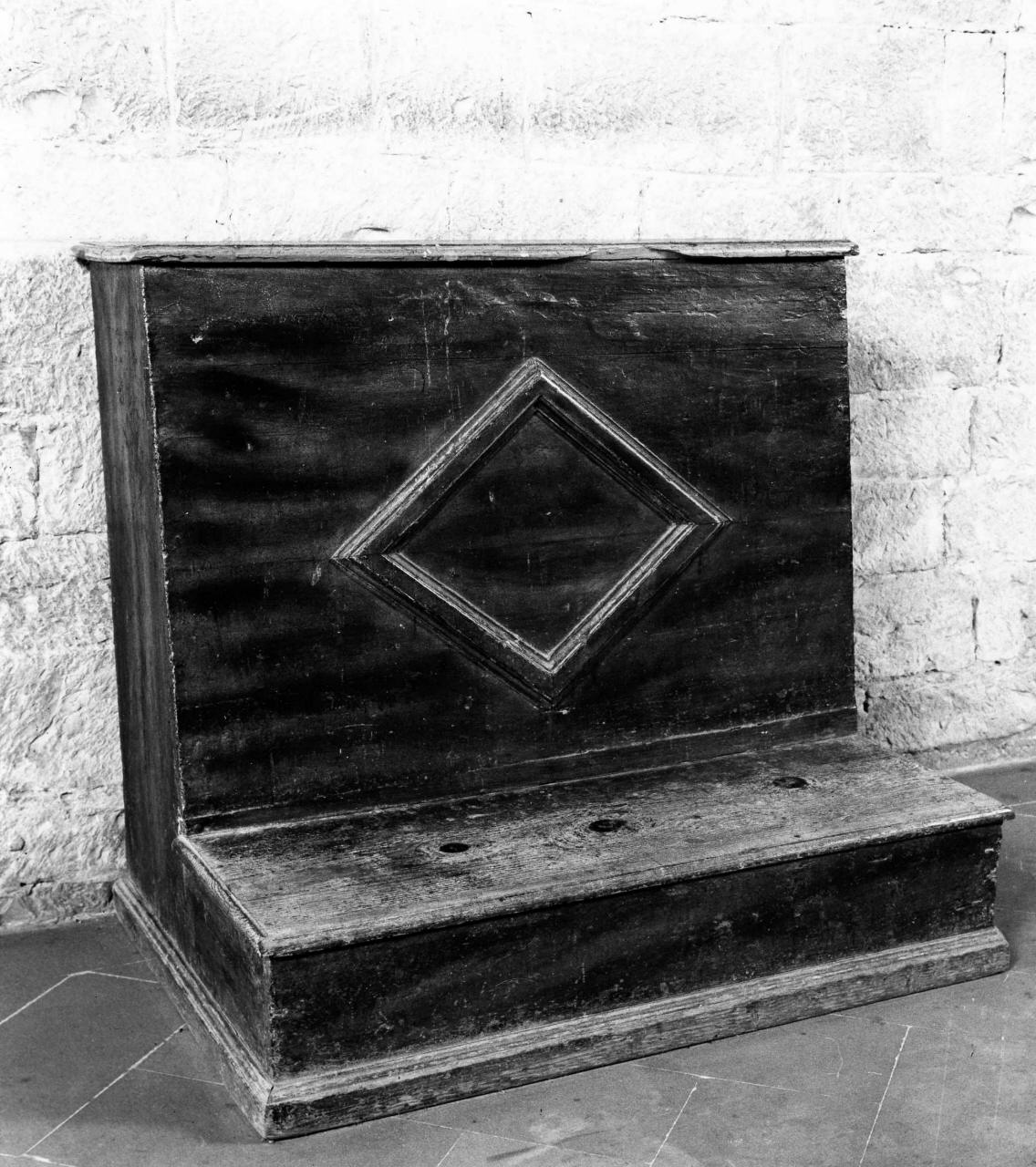 inginocchiatoio - manifattura toscana (sec. XVII)