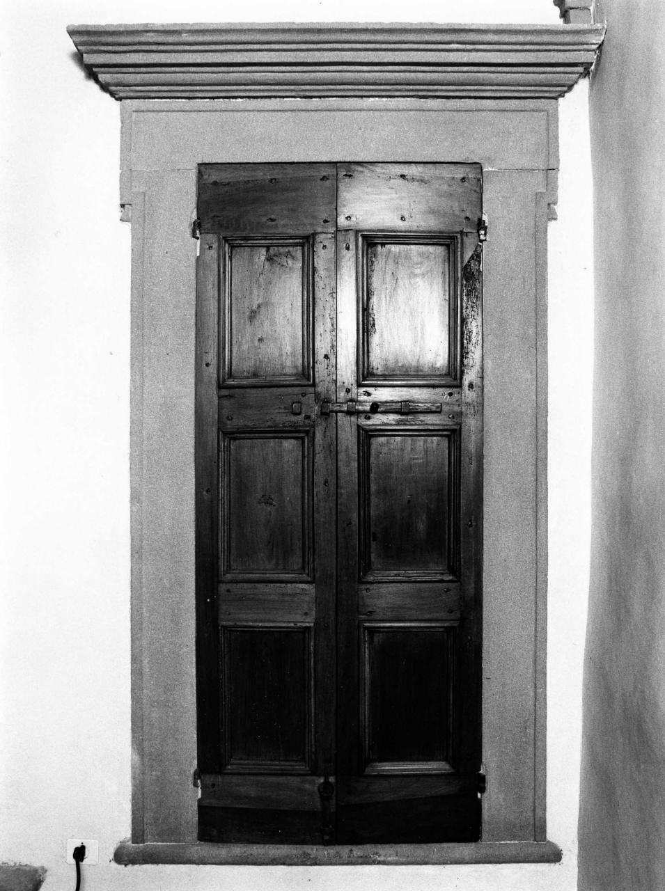 porta - a due battenti, coppia - manifattura toscana (sec. XVII)