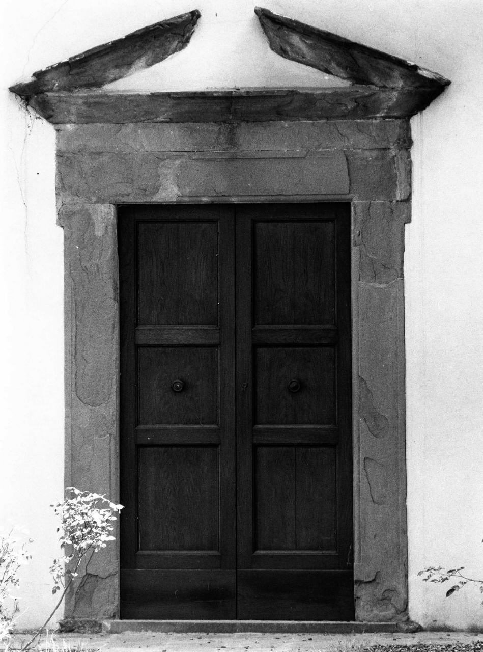 portale architravato - manifattura toscana (sec. XVII)