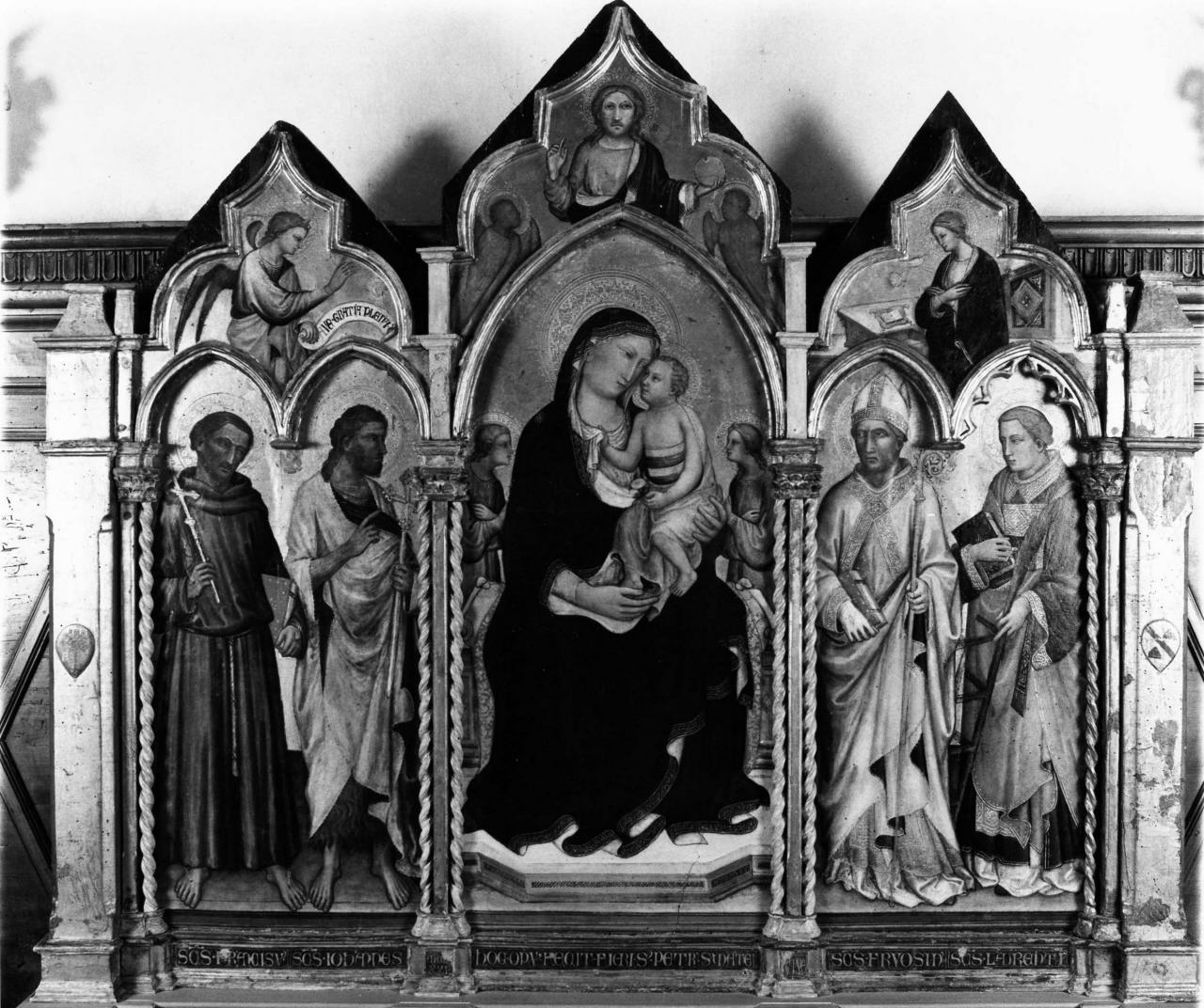 Madonna annunciata (dipinto) di Mariotto di Nardo (sec. XV)