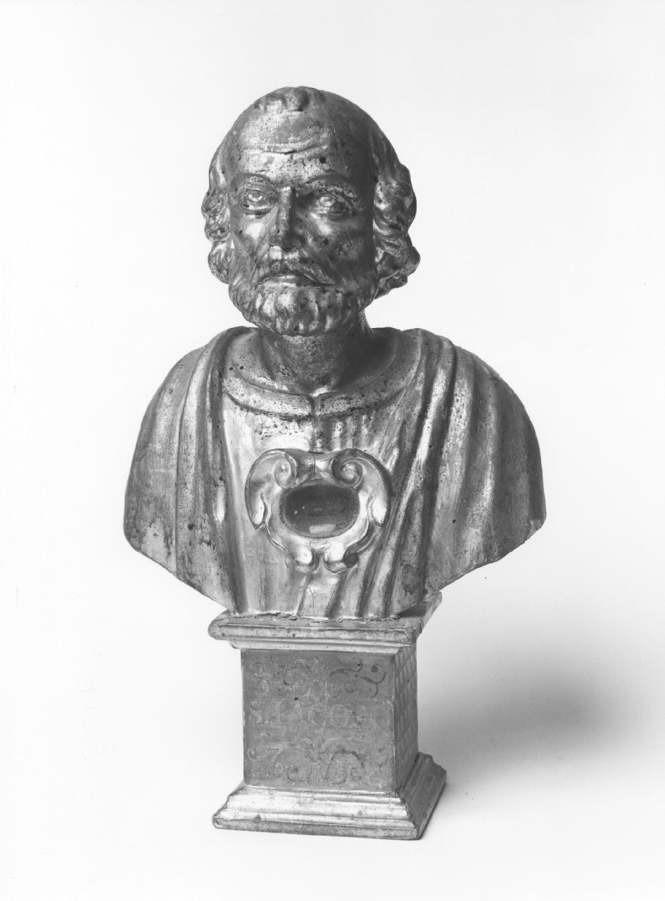 reliquiario - a busto - manifattura toscana (sec. XVIII)