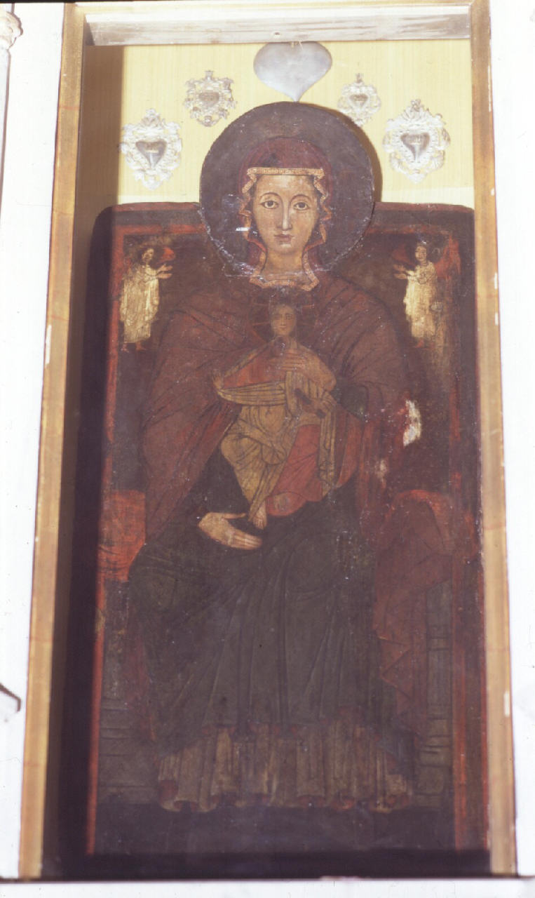 Madonna con Bambino e angeli (dipinto) - ambito fiorentino (sec. XIII)