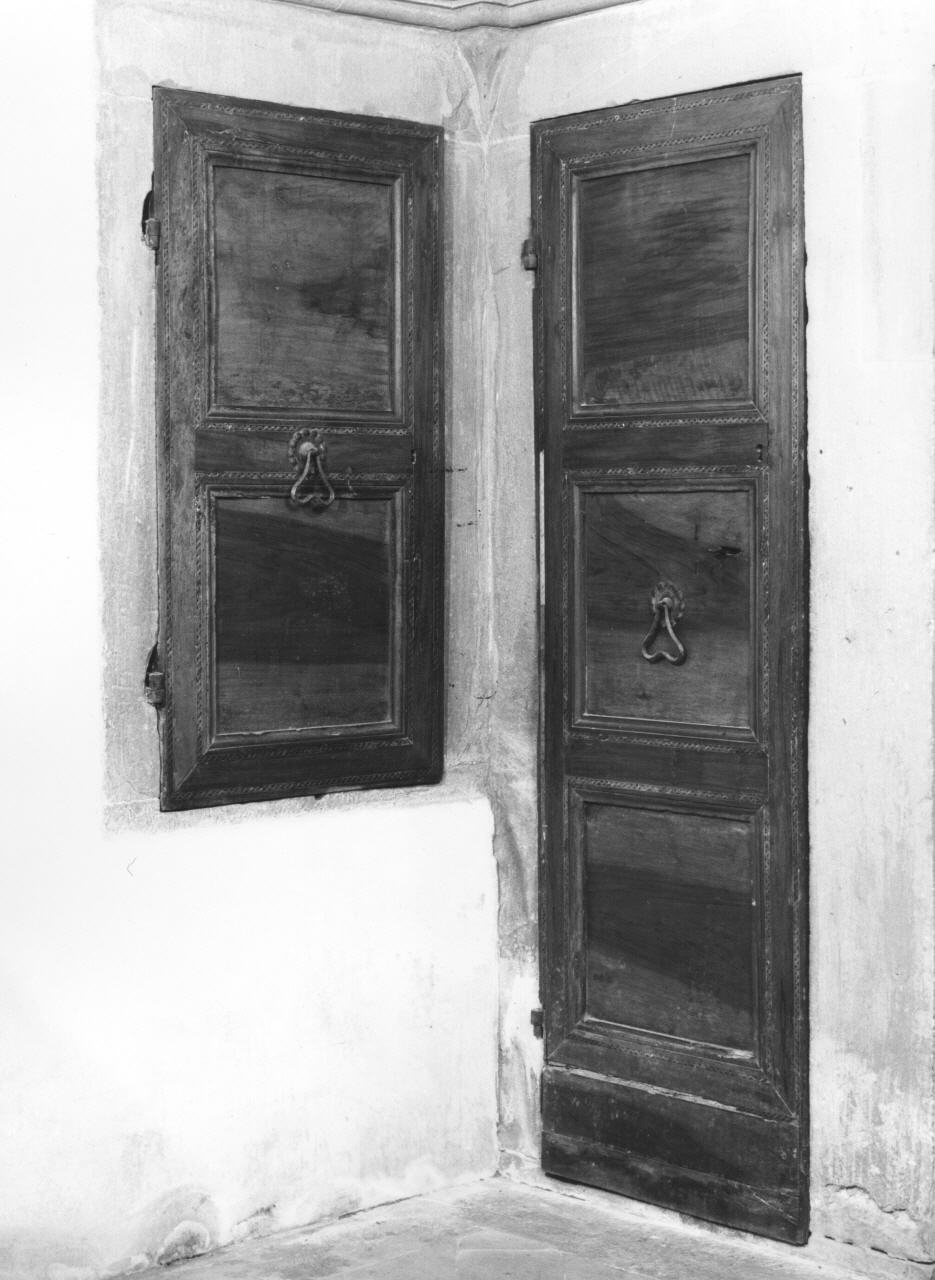 porta - ad un battente, serie - bottega toscana (sec. XV)