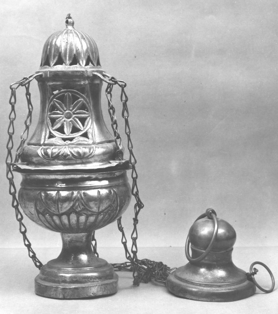 turibolo - a coppa - bottega toscana (inizio sec. XIX)