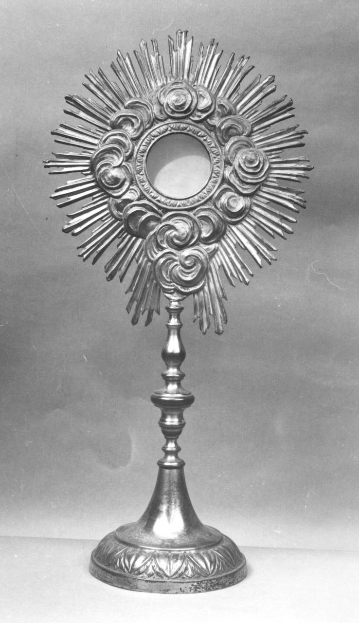 ostensorio - a raggiera - bottega toscana (sec. XIX)