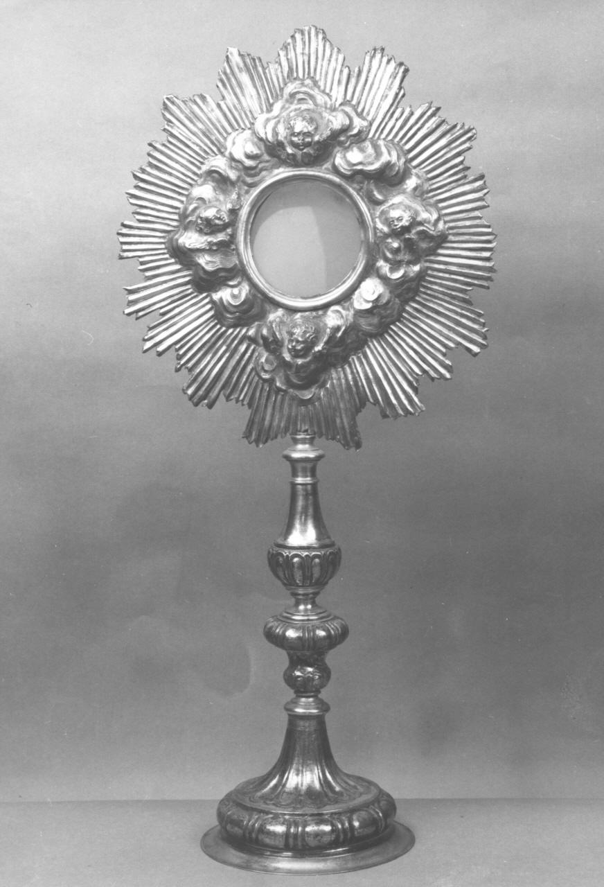 ostensorio - a raggiera - bottega toscana (sec. XVIII)