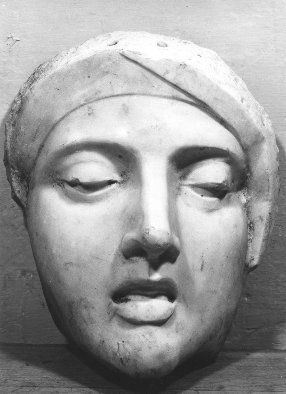 testa di donna (scultura) - bottega toscana (seconda metà sec. XIX)