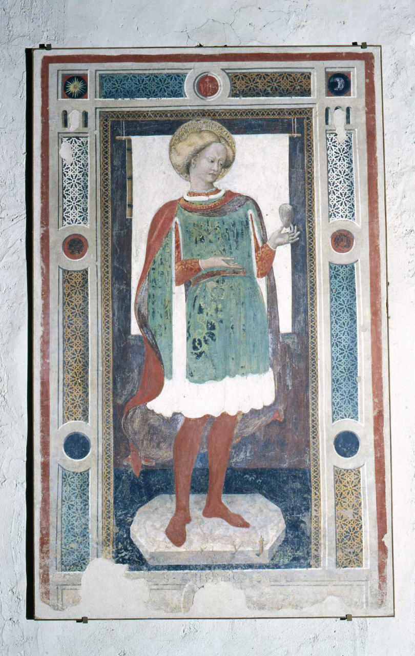 Sant'Ansano (dipinto, frammento) di Francesco di Antonio (sec. XV)