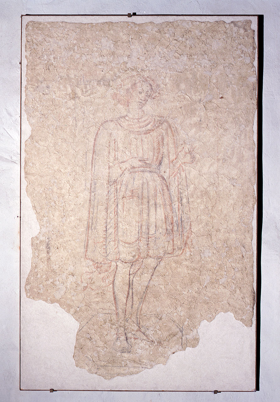 sant'Ansano (sinopia, frammento) di Francesco di Antonio (sec. XV)