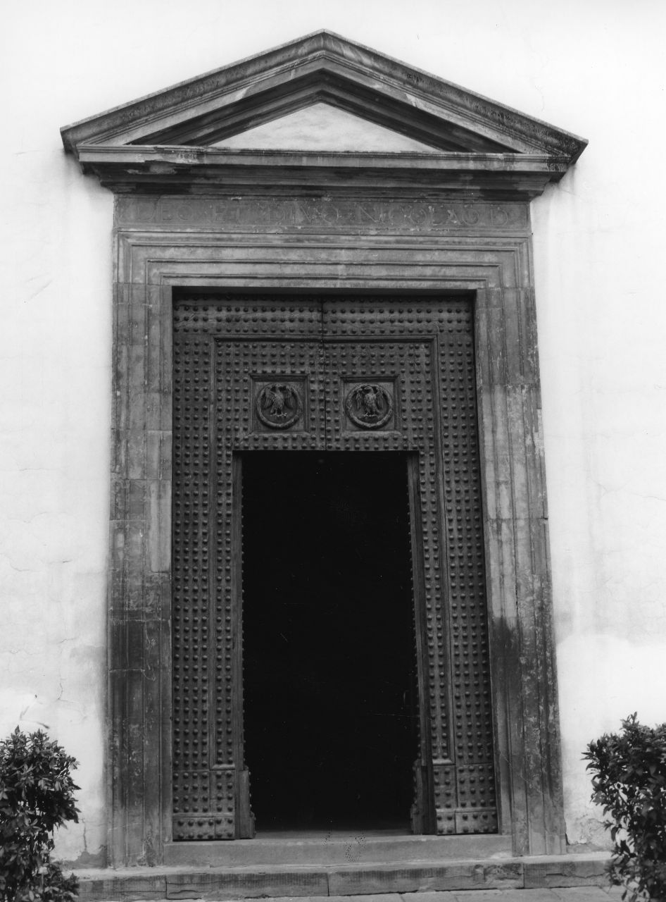 mostra di portale - ambito fiorentino (ultimo quarto sec. XVI)