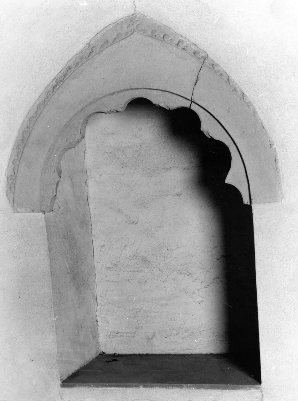 mostra di nicchia - produzione fiorentina (fine/inizio secc. XIV/ XV)