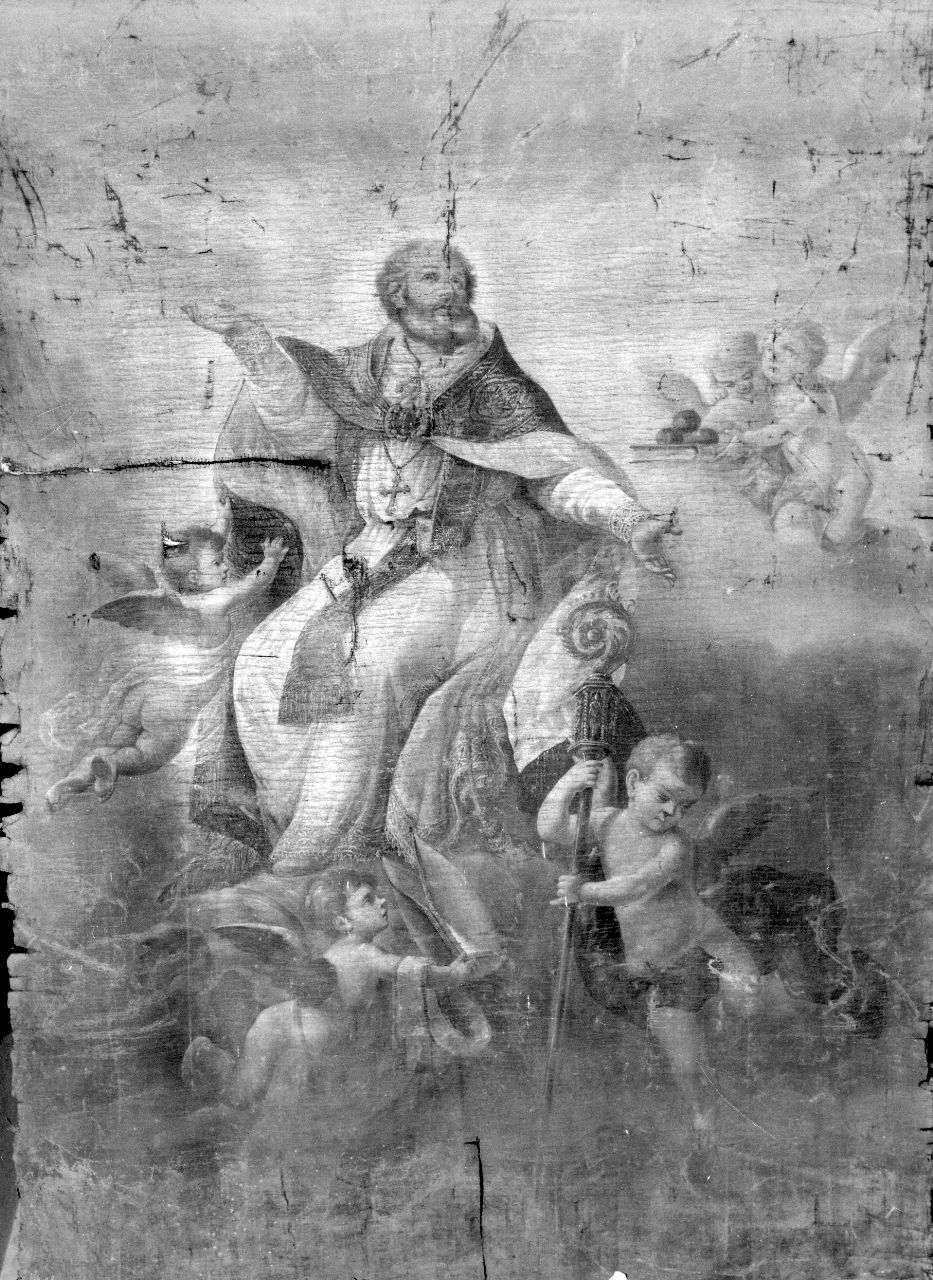 San Nicola di Bari in gloria (dipinto) - ambito fiorentino (sec. XVIII)