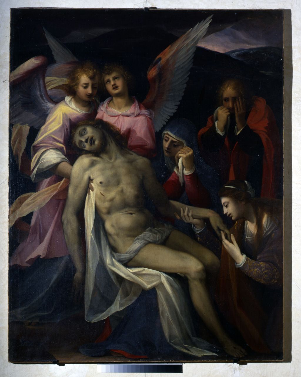 compianto sul Cristo morto (dipinto) di Mascagni Donato (inizio sec. XVII)