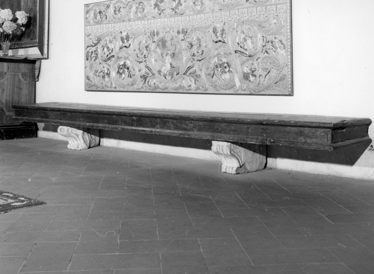 panca - produzione fiorentina (seconda metà sec. XVIII)