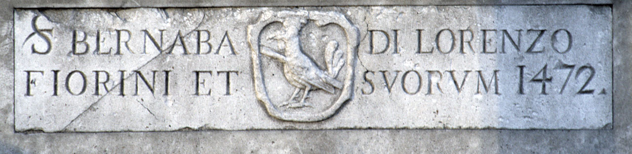 lapide tombale - bottega fiorentina (sec. XV)