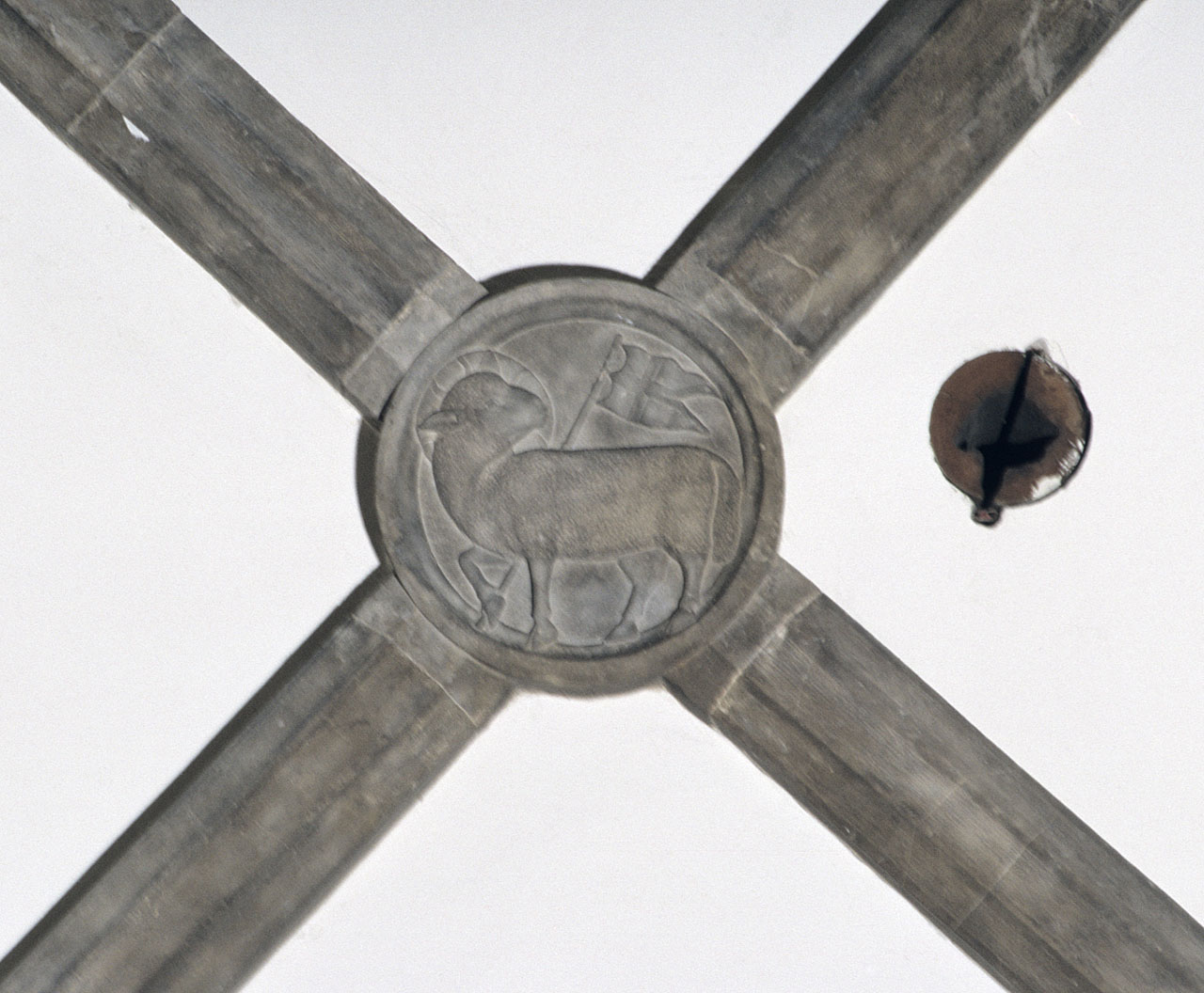 Stemma dell'Arte della Lana (rilievo) di Andrea Pisano (attribuito) (sec. XIV)