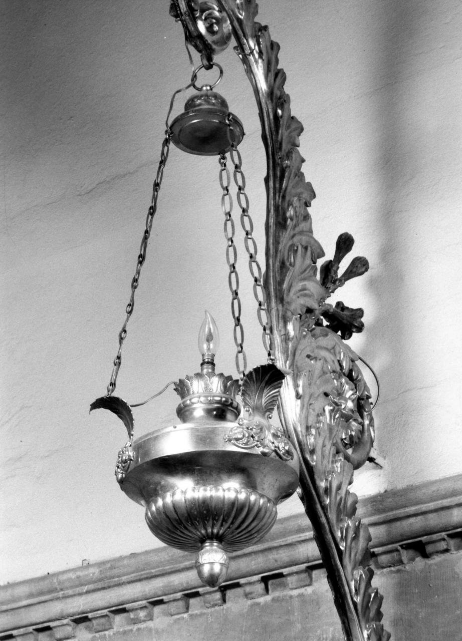 lampada pensile - bottega fiorentina (sec. XIX)