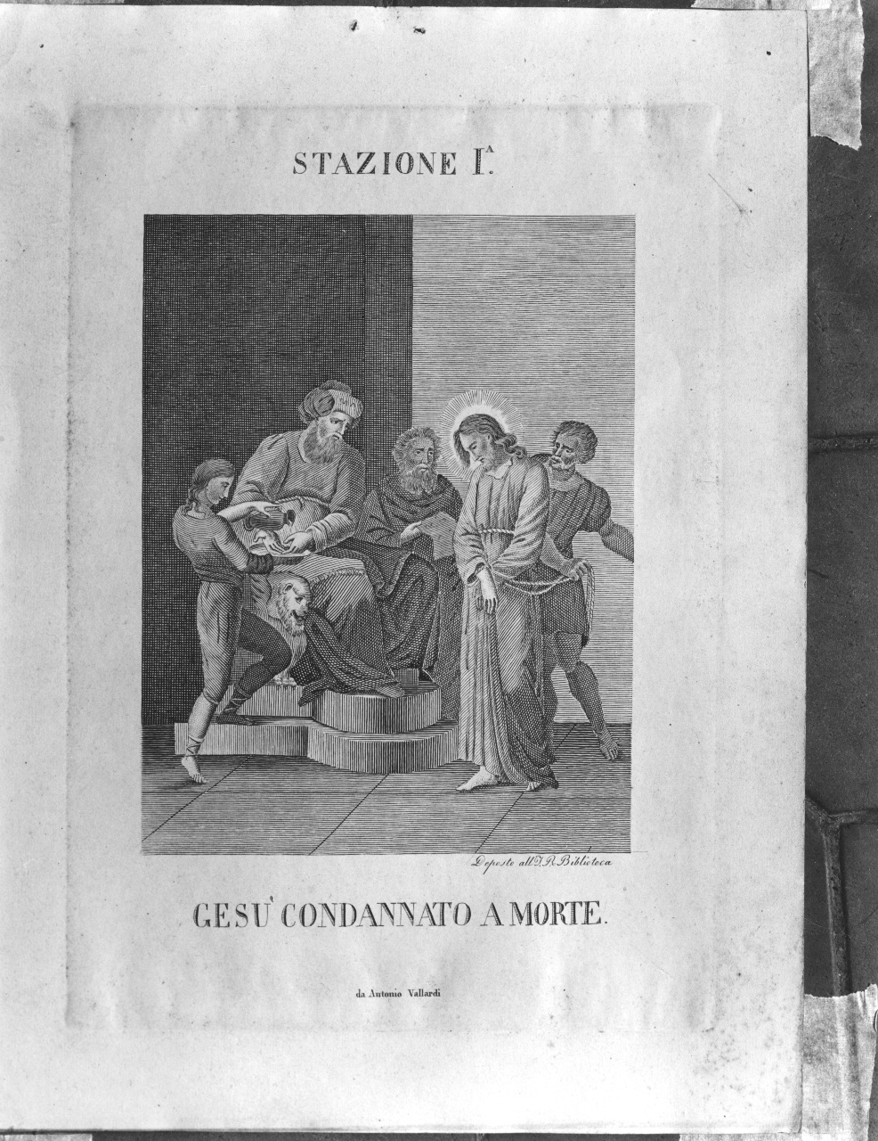 stazioni della via crucis (stampa, serie) - ambito italiano (sec. XIX)