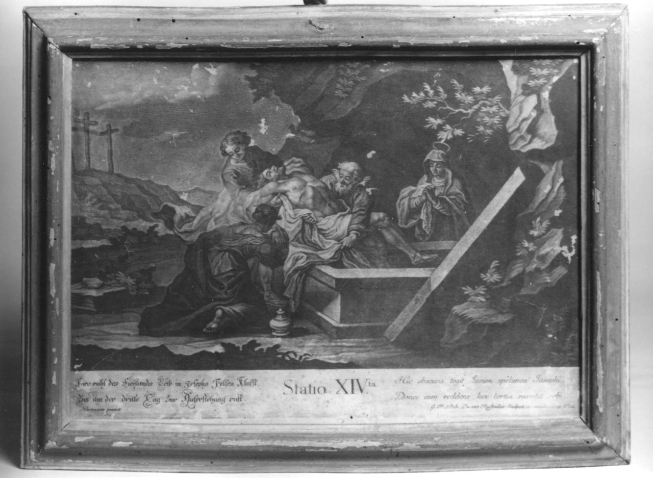 stazioni della via crucis (stampa, serie) di Hartmann Hans Ulrich, Rugendas Georg Philipp II, Rugendas Johann Lorenz I (terzo quarto sec. XVIII)